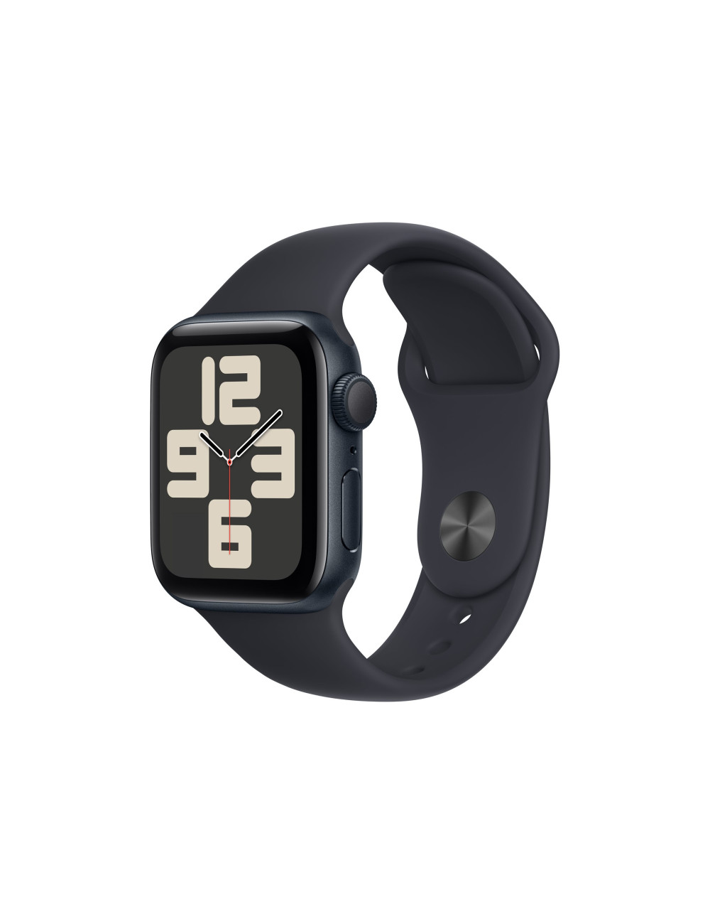 Apple Watch SE GPS 40mm Midnight Aluminium Case with Midnight Sport Band - M/L Apple