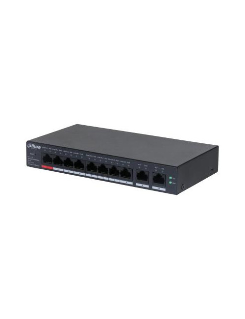 Switch|DAHUA|CS4010-8GT-110|Type L2|Desktop/pedestal|8x10Base-T / 100Base-TX / 1000Base-T|PoE ports 8|DH-CS4010-8GT-110