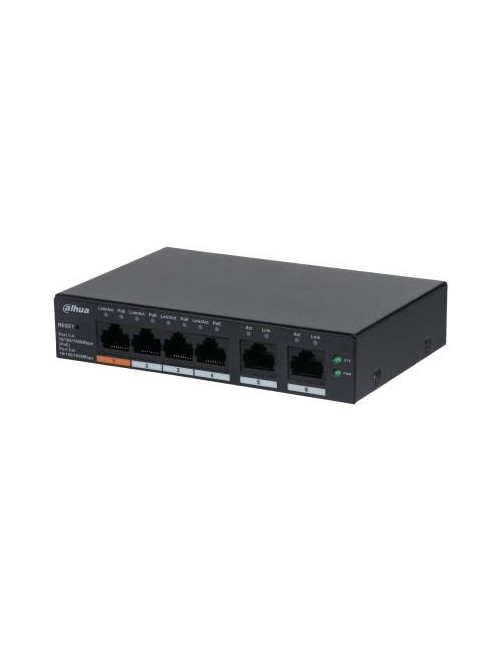 Switch|DAHUA|CS4006-4GT-60|Type L2|Desktop/pedestal|PoE ports 4|60 Watts|DH-CS4006-4GT-60