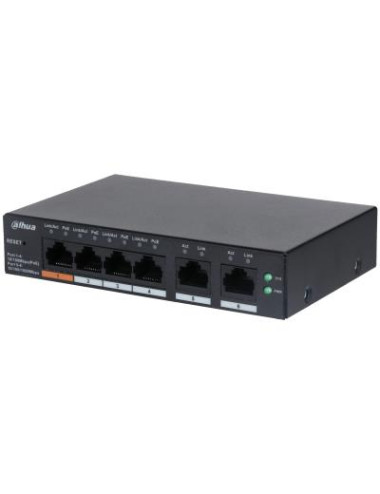 Switch|DAHUA|CS4006-4ET-60|Type L2|Desktop/pedestal|PoE ports 4|CS4006-4ET-60
