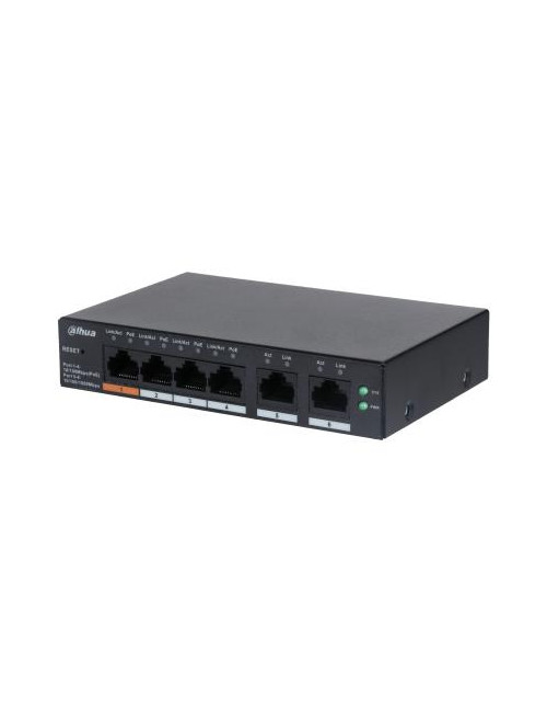 Switch|DAHUA|CS4006-4ET-60|Type L2|Desktop/pedestal|PoE ports 4|CS4006-4ET-60