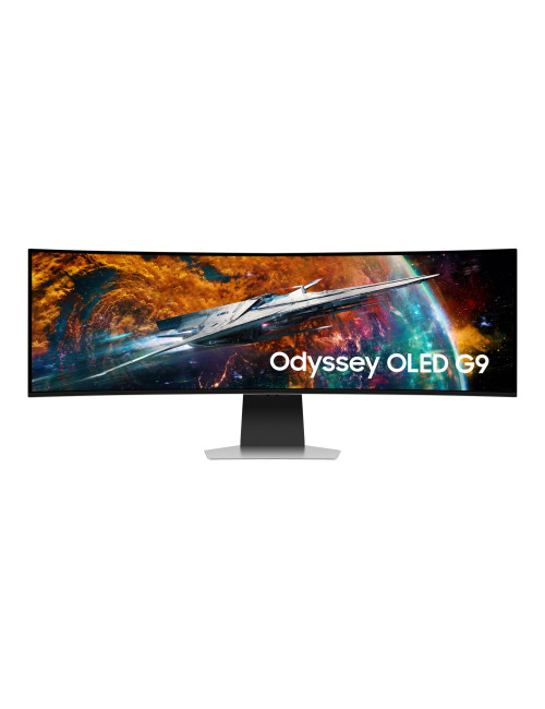 Samsung Odyssey OLED G9 G95SC Monitor LS49CG950SUXDU 49 " QHD 32:9 0.03 ms 250 cd/m Silver HDMI ports quantity 1 240 Hz