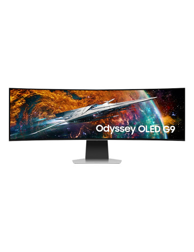 Samsung Odyssey OLED G9 G95SC Monitor LS49CG950SUXDU 49 " QHD 32:9 0.03 ms 250 cd/m Silver HDMI ports quantity 1 240 Hz