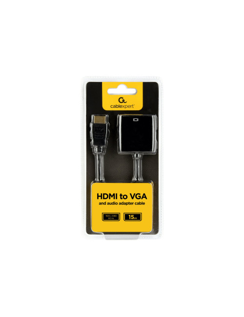 Cablexpert HDMI to VGA and audio adapter cable