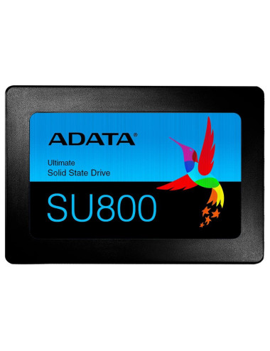 SSD|ADATA|SU800|1TB|SATA 3.0|TLC|Write speed 520 MBytes/sec|Read speed 560 MBytes/sec|2,5"|TBW 800 TB|MTBF 2000000 hours|ASU800S