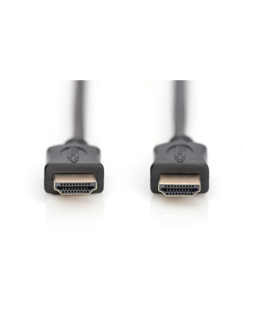 Digitus HDMI High Speed with Ethernet Connection Cable Black HDMI to HDMI 2 m