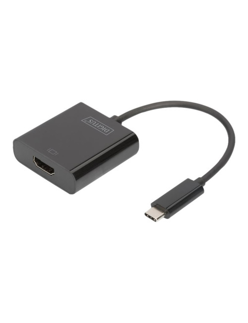 Digitus USB Type-C to HDMI Adapter DA-70852 0.15 m Black