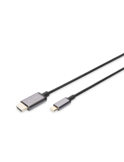 Digitus USB Type-C to HDMI Adapter DA-70821 1.8 m Black