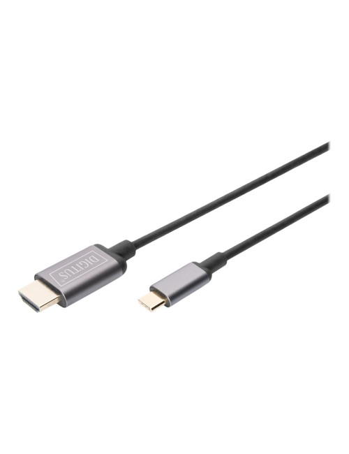 Digitus USB Type-C to HDMI Adapter DA-70821 1.8 m Black