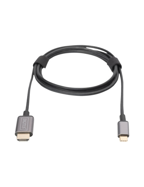 Digitus USB Type-C to HDMI Adapter DA-70821 1.8 m Black