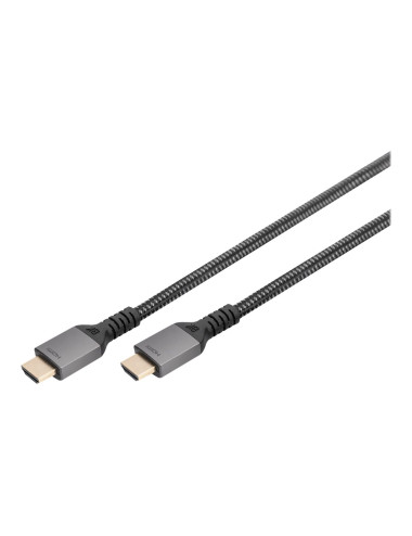 Digitus 8K PREMIUM HDMI 2.1 Connection Cable Black HDMI to HDMI 1 m