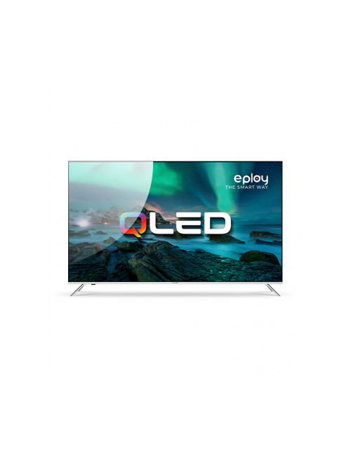 Allview QL50ePlay6100-U 50" (126cm) 4K UHD QLED Smart Android TV, Google Assistant, Silver Metallic Frame Allview QL50ePlay6100-