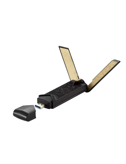 Asus Wireless Dual-band USB-AX56 AX1800 (No cradle) 802.11ax 1201+574 Mbit/s Mesh Support No MU-MiMO Yes