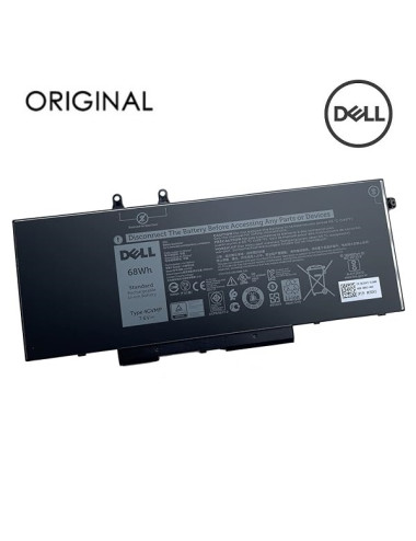 Notebook Battery DELL 4GVMP, 68Wh, Original