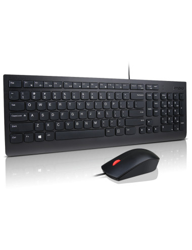 Lenovo Essential Essential Wired Keyboard and Mouse Combo - Lithuanian Keyboard and Mouse Set Wired Wired USB connection for bot