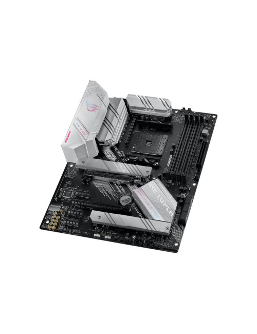 Asus ROG STRIX B550-A GAMING Processor family AMD Processor socket AM4 DDR4 DIMM Memory slots 4 Supported hard disk drive interf