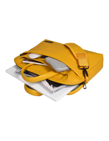 PORT DESIGNS Zurich Fits up to size 13/14 " Toploading Yellow Shoulder strap