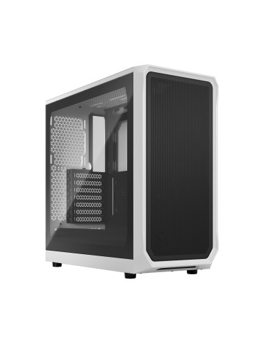 Fractal Design Focus 2 Side window White TG Clear Tint Midi Tower Power supply included No