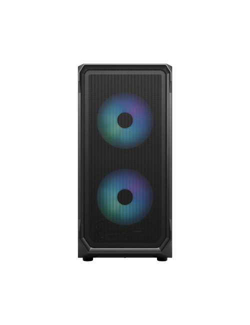 Fractal Design Focus 2 Side window RGB Black TG Clear Tint Midi Tower Power supply included No