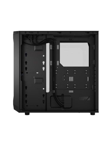 Fractal Design Focus 2 Side window RGB Black TG Clear Tint Midi Tower Power supply included No