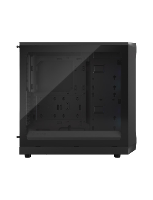 Fractal Design Focus 2 Side window RGB Black TG Clear Tint Midi Tower Power supply included No