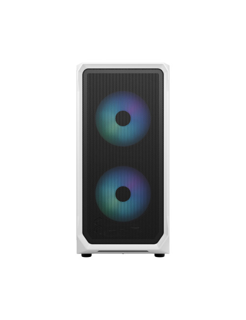 Fractal Design Focus 2 Side window RGB White TG Clear Tint Midi Tower Power supply included No