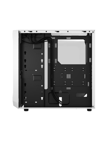 Fractal Design Focus 2 Side window RGB White TG Clear Tint Midi Tower Power supply included No