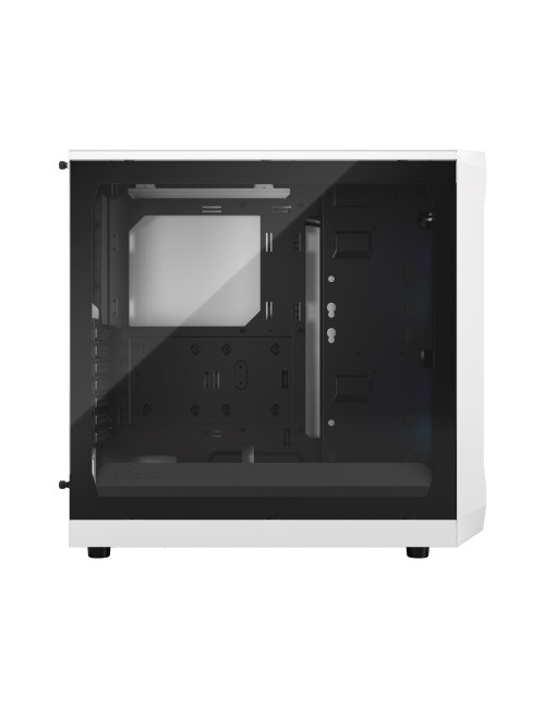 Fractal Design Focus 2 Side window RGB White TG Clear Tint Midi Tower Power supply included No
