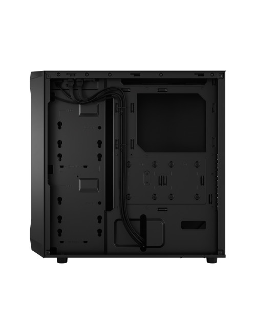 Fractal Design Focus 2 Side window Black Solid Midi Tower Power supply included No