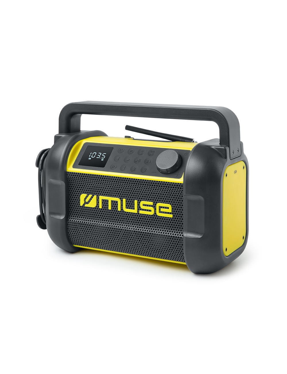 Muse M-928 BTY Radio Speaker Waterproof Bluetooth Wireless connection Black/Yellow