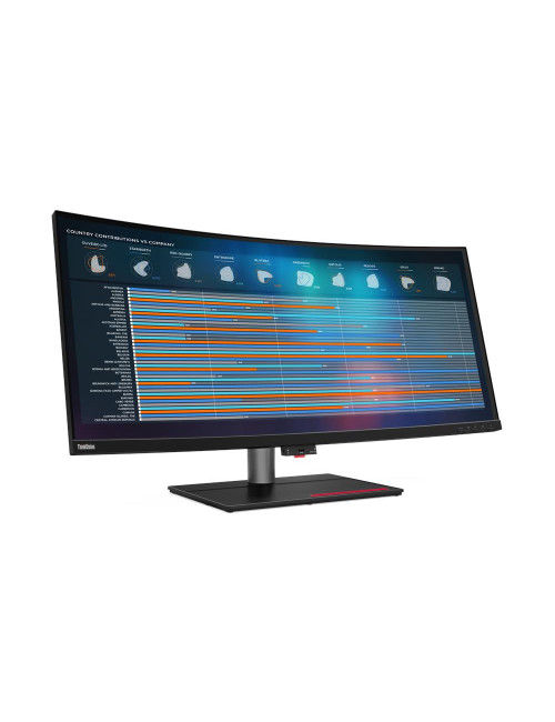 Lenovo ThinkVision P40w-20 39.7 " IPS WUHD 21:9 4 ms 300 cd/m Black 75 Hz HDMI ports quantity 1x HDMI2.0