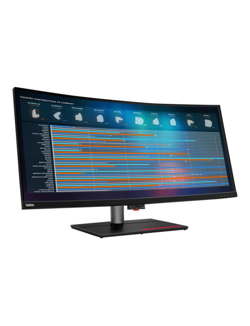 Lenovo ThinkVision P40w-20 39.7 " IPS WUHD 21:9 4 ms 300 cd/m Black 75 Hz HDMI ports quantity 1x HDMI2.0