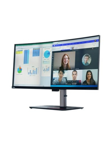 Lenovo ThinkVision P40w-20 39.7 " IPS WUHD 21:9 4 ms 300 cd/m Black 75 Hz HDMI ports quantity 1x HDMI2.0