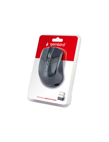 Gembird Mouse MUSW-4B-04 Standard Black Wireless