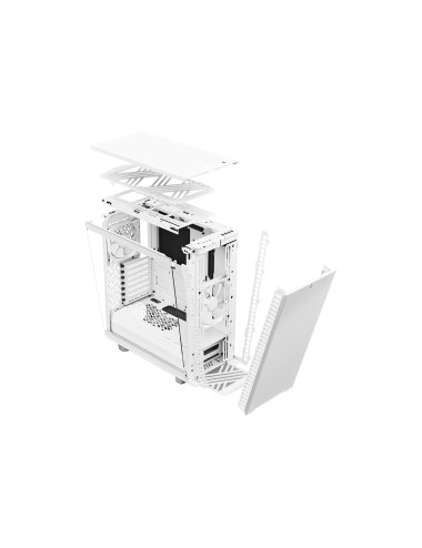 Fractal Design Define 7 Compact Side window White/Clear Tint Mid-Tower Power supply included No