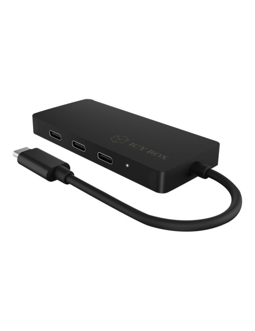 Raidsonic 4-port hub with USB Type-C interface and PD port IB-HUB1429-CPD