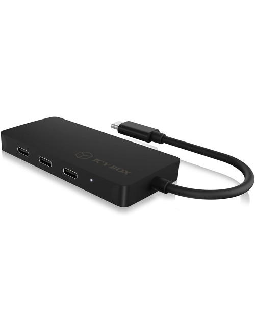 Raidsonic 4-port hub with USB Type-C interface and PD port IB-HUB1429-CPD