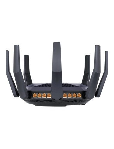 Asus AX6000 Dual Band Router RT-AX89X 802.11ax 4804+1300 Mbit/s 10/100/1000 Mbit/s Ethernet LAN (RJ-45) ports 8 Mesh Support Yes