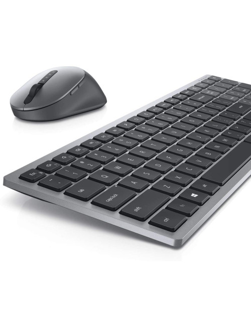 Dell Keyboard and Mouse KM7120W Keyboard and Mouse Set Wireless Batteries included EN/LT Wireless connection Titan Gray Bluetoot