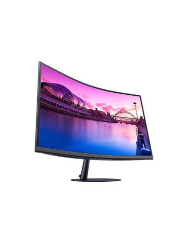 Samsung Curved Monitor LS27C390EAUXEN 27 " VA FHD 16:9 4 ms 250 cd/m Black 75 Hz HDMI ports quantity 2