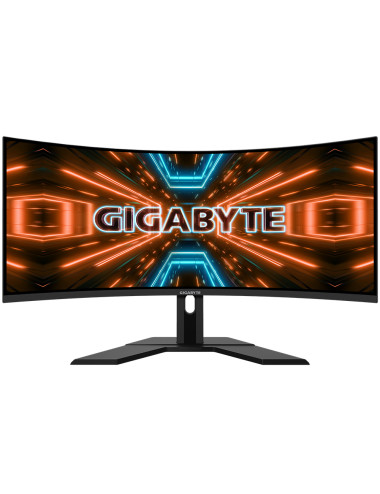Gigabyte Gaming Monitor G34WQC A 34 " VA QHD 3440 x 1440 pixels 21:9 1 ms 350 cd/m Black HDMI ports quantity 2 144 Hz