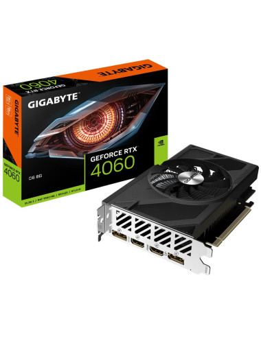 Graphics Card|GIGABYTE|NVIDIA GeForce RTX 4060|8 GB|GDDR6|128 bit|PCIE 4.0 16x|Dual Slot Fansink|2xHDMI|2xDisplayPort|GV-N4060D6
