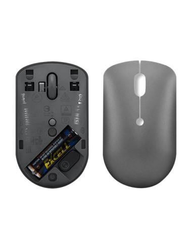 Lenovo Wireless Compact Mouse 540 2.4G Wireless via USB-C receiver Wireless 1 year(s) Storm Grey