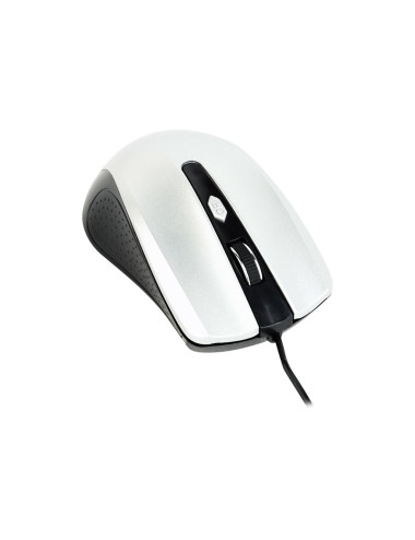 Gembird Mouse MUS-4B-01-BS Standard Black/ silver USB