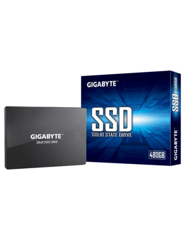 Gigabyte GP-GSTFS31480GNTD 480 GB SSD interface SATA Write speed 480 MB/s Read speed 550 MB/s