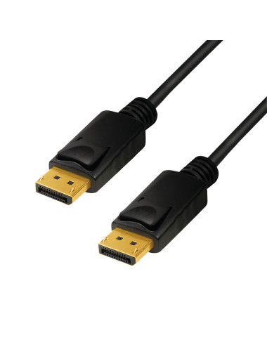 Logilink DisplayPort Cable Black DP to DP 1 m