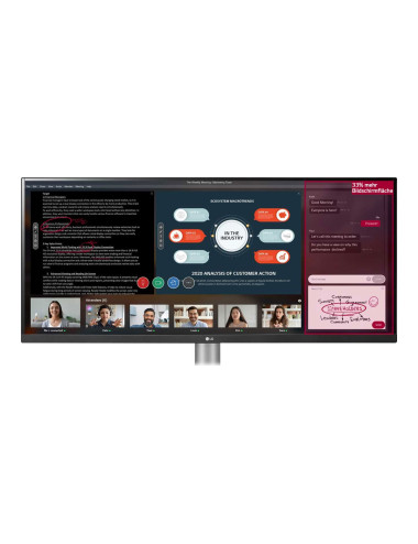 LG UltraWide Monitor 29BN650-B 29 " IPS QHD 21:9 5 ms 350 cd/m Matt Black HDMI ports quantity 2 75 Hz