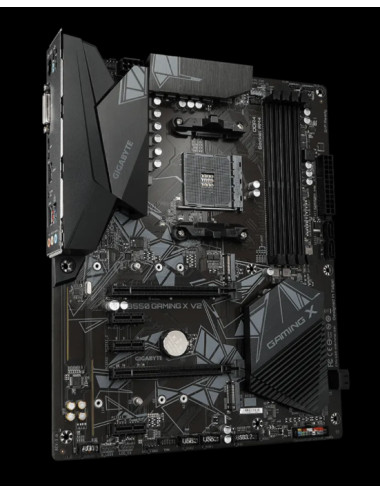 Gigabyte B550 GAMING X V2 Processor family AMD Processor socket AM4 DDR4 DIMM Memory slots 4 Chipset AMD B ATX