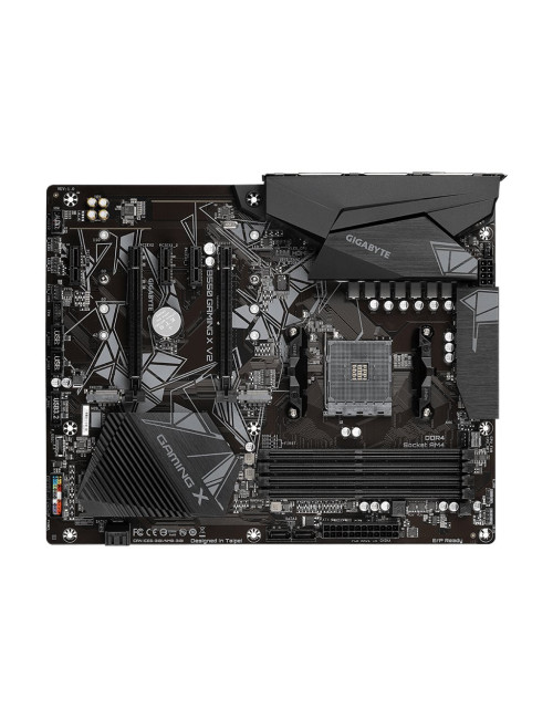 Gigabyte B550 GAMING X V2 Processor family AMD Processor socket AM4 DDR4 DIMM Memory slots 4 Chipset AMD B ATX