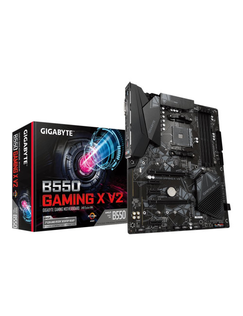 Gigabyte B550 GAMING X V2 Processor family AMD Processor socket AM4 DDR4 DIMM Memory slots 4 Chipset AMD B ATX